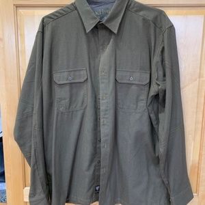 Men's Kuhl Flannel- Size XL- Dark Brown